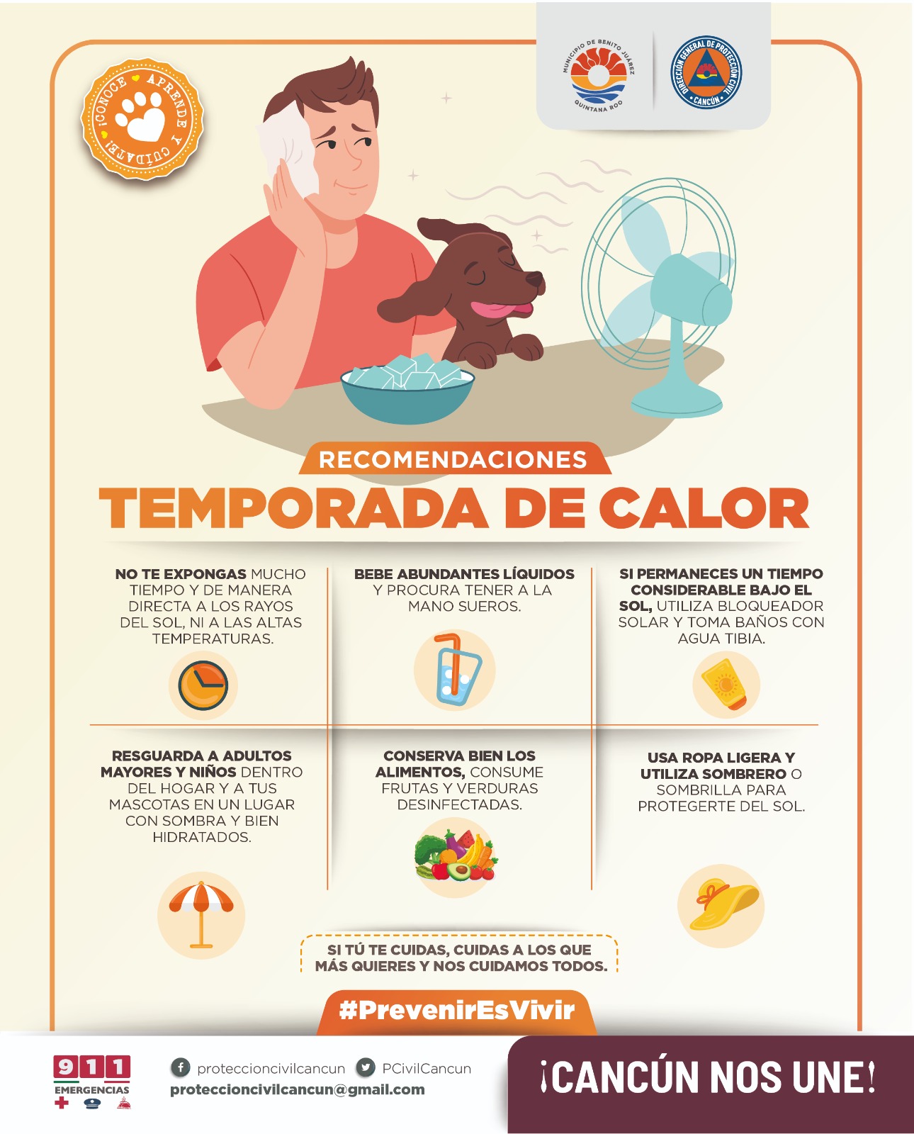 Golpe De Calor Recomendaciones Del Gobierno De Canc N