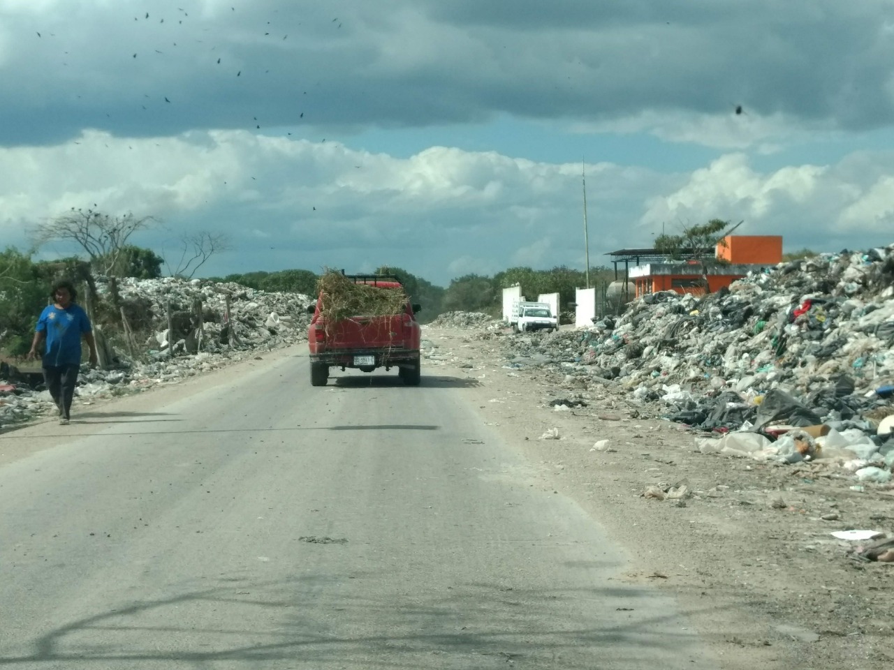 Basura a cielo abierto