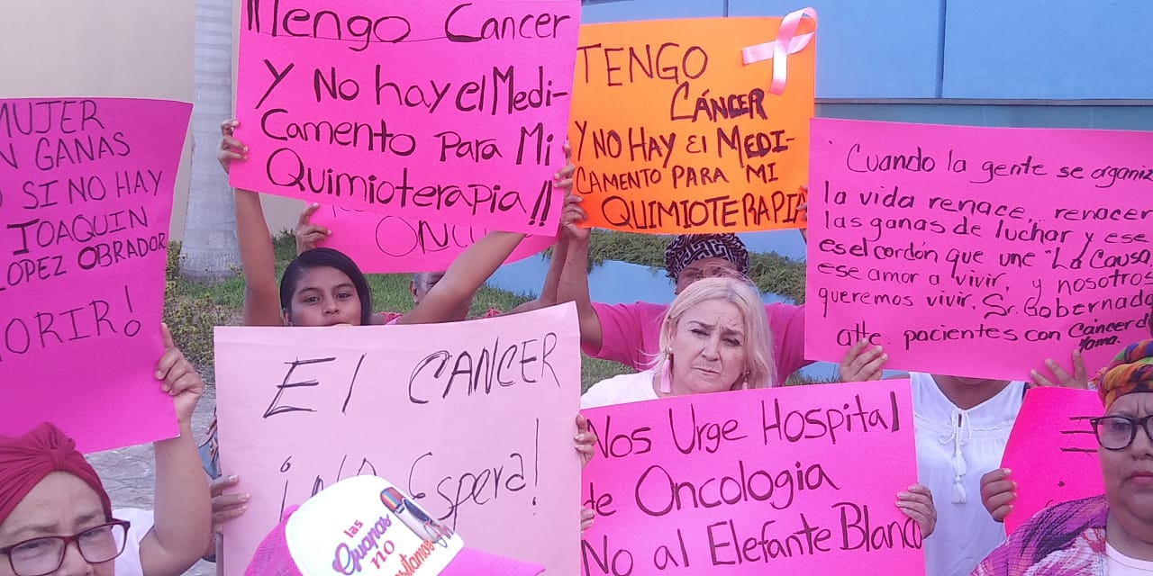 Manifestación de pacientes de cáncer