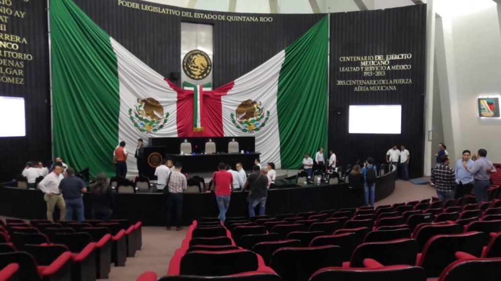 Ausencia notoria en el Congreso de Quintana Roo por el Coronavirus