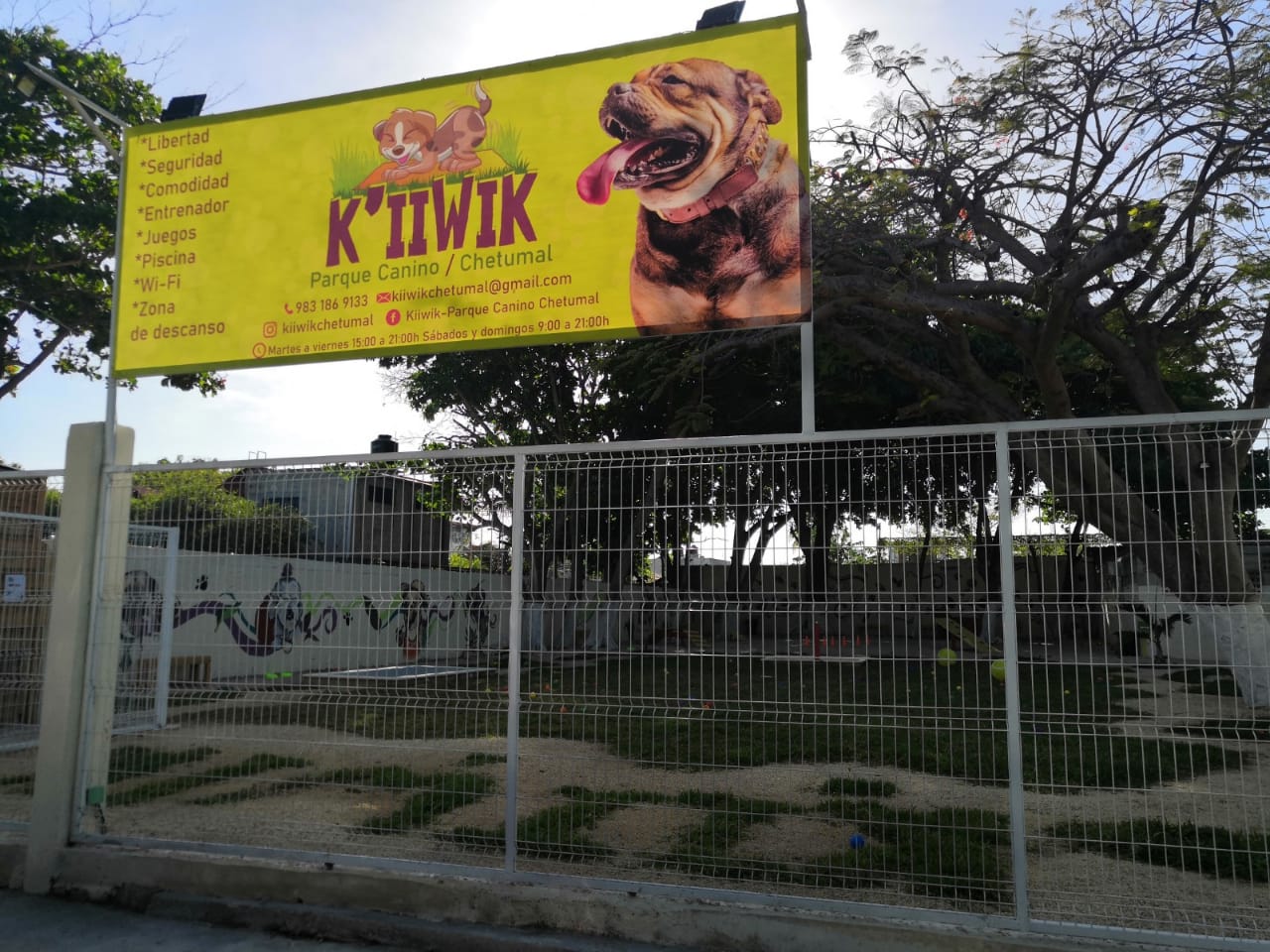 El primer espacio canino de Chetumal