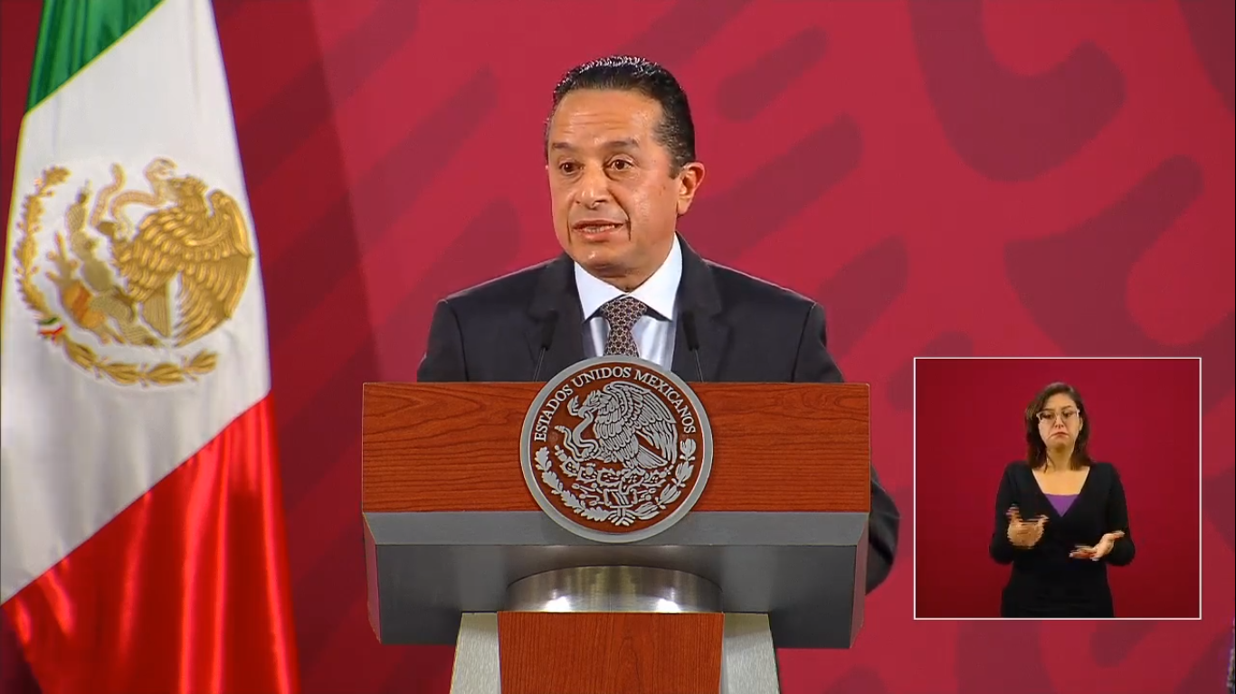 Presentan el plan de regreso a la “nueva normalidad” Carlos Joaquín González gobernador de Quintana Roo