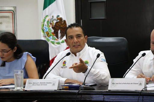 Manuel Alamilla Ceballos. oficial mayor del Gobierno de Quintana Roo