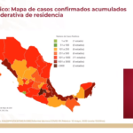 Mapa de casos confirmados al 10 de mayo