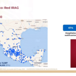 Red de camas de hospital en México al 4 de abril