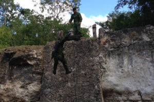 Este campo militar se ubica en el Pueblo Mágico, en la carretera Bacalar-Felipe Carrillo Puerto,