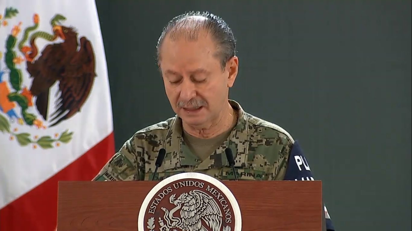 Almirante José Rafael Ojeda Durán, titular de Marina