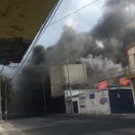 Incendio de negocios en Celaya Guanajuato