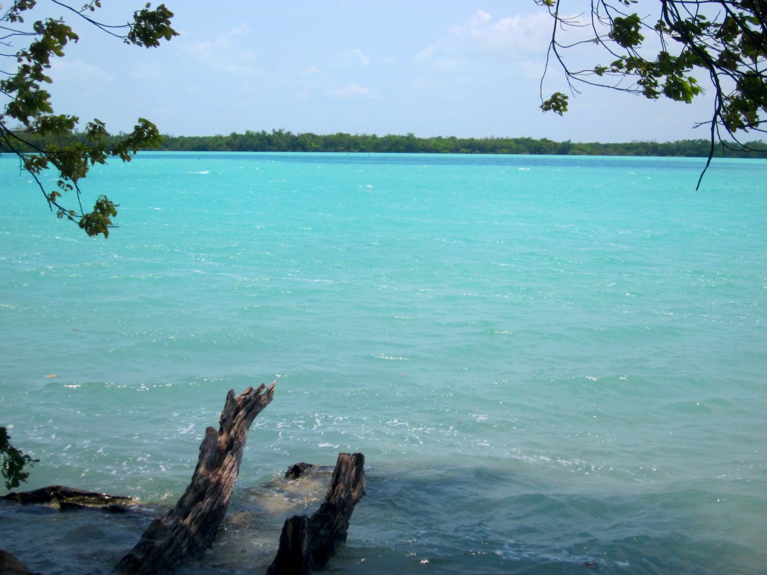 Laguna Milagros, en Chetumal