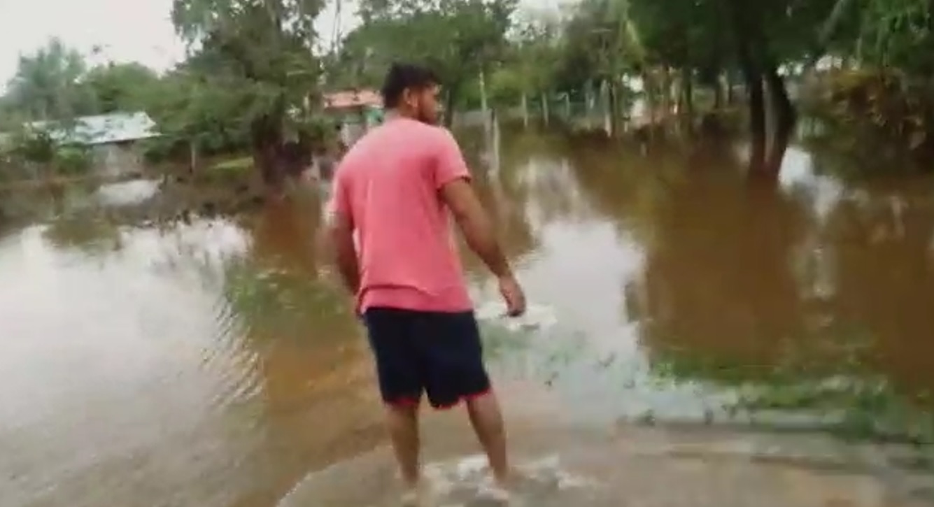 Comunidad de Río Verde, afectada por las lluvias