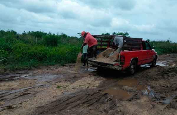 Calles de la colonia, sin pavimentar