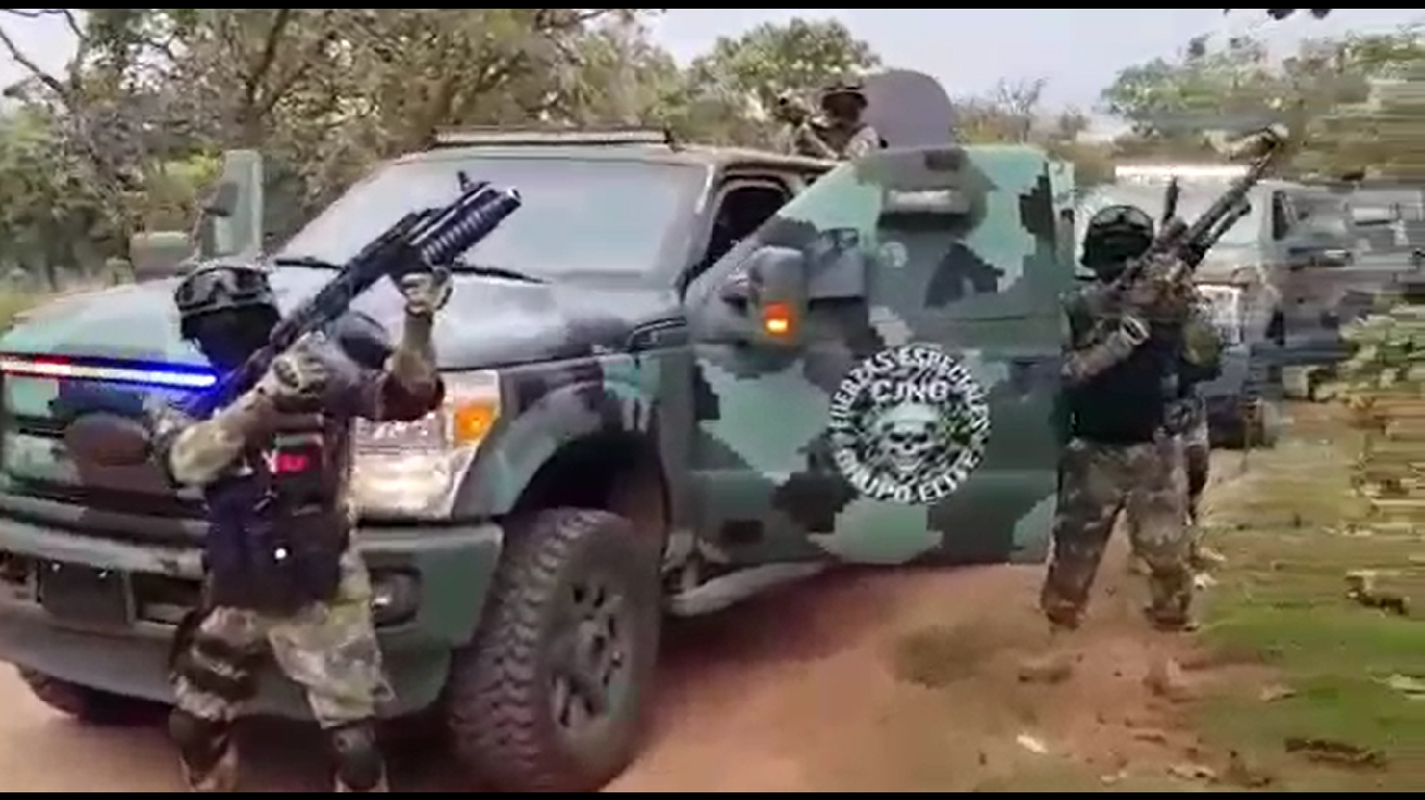 Exhibe poderío el CJNG