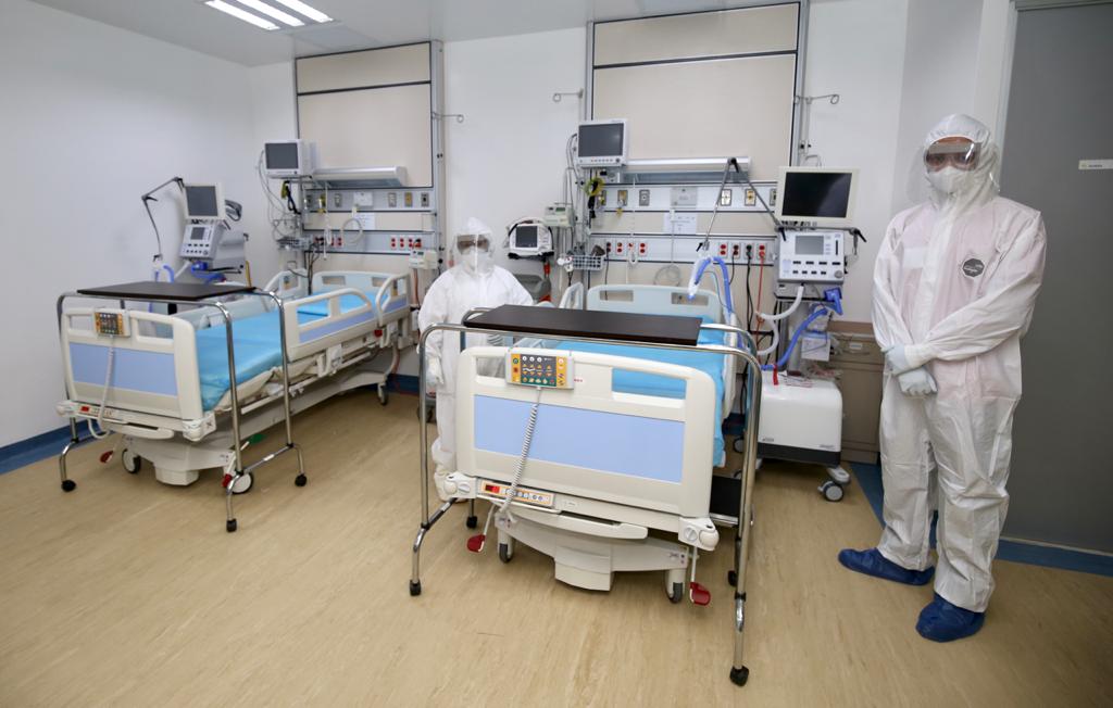 La ocupación de camas de hospital, a punto de llegar al 100 por ciento.