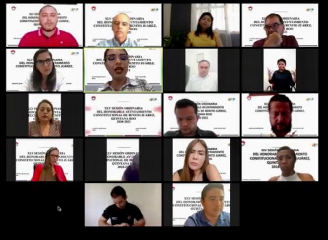 Regidores que aprobaron sanciones a cancunenses que no usen cubrebocas