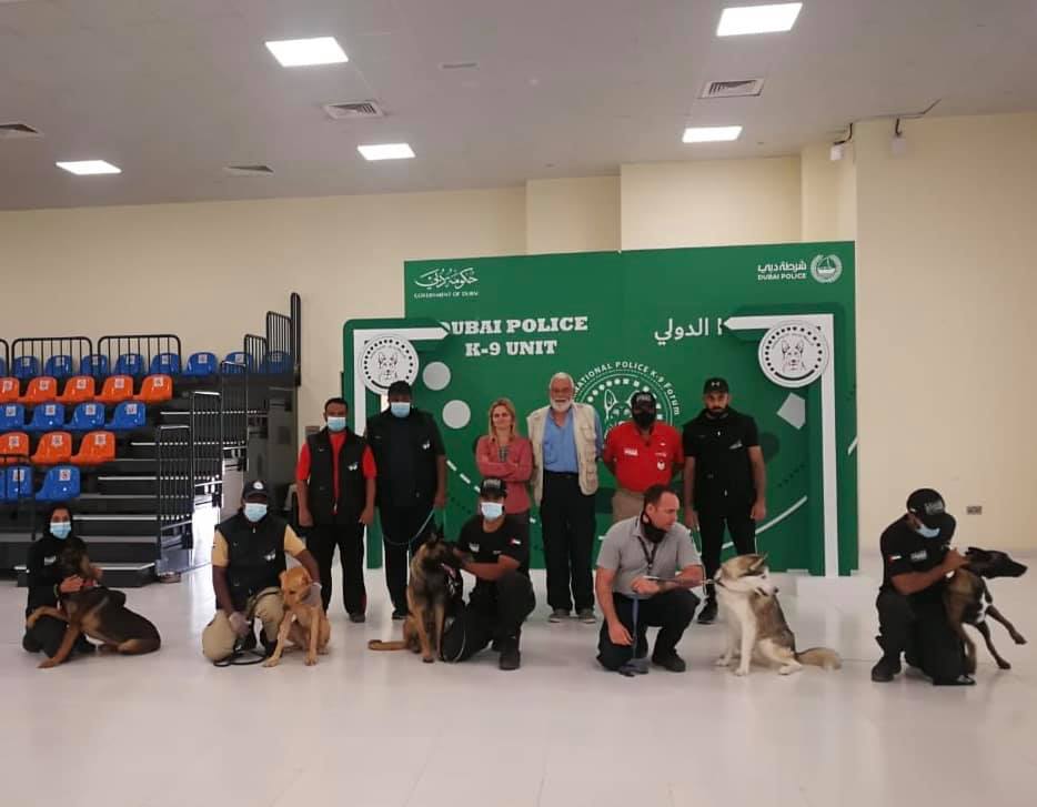 Perros detectores de Covid-19 en Dubai