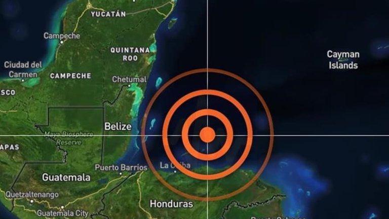 El epicentro del temblor que se sintió en Chetumal fue en Honduras.