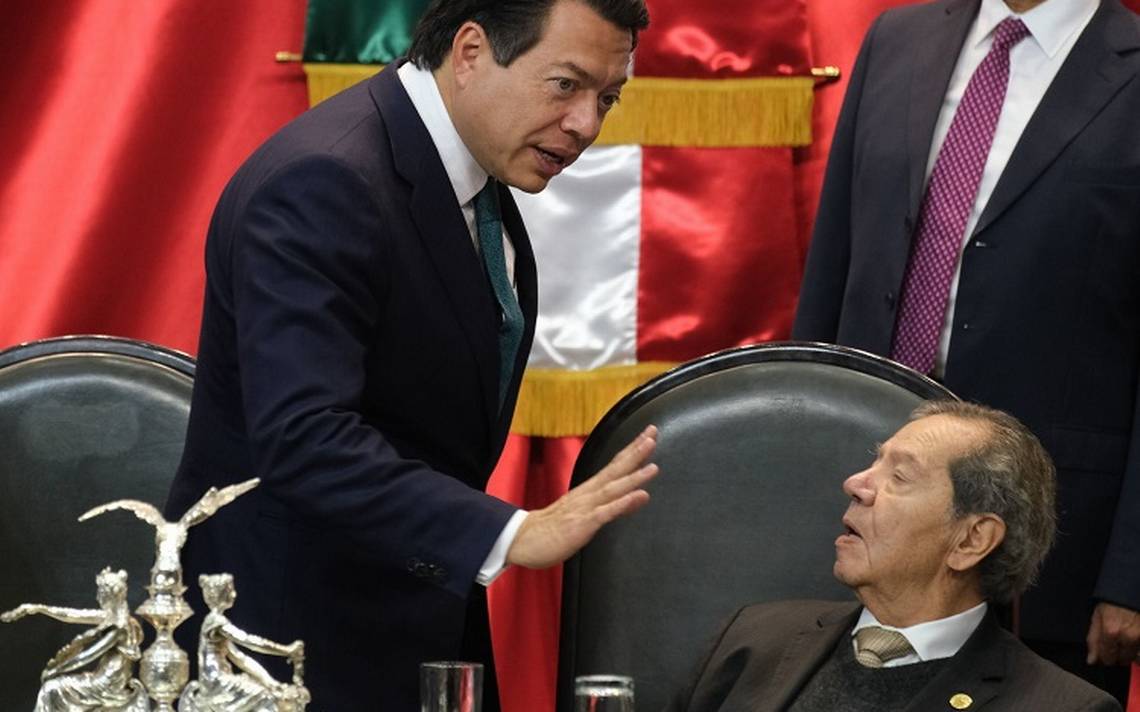 Mario Delgado y Porfirio Muñoz Ledo