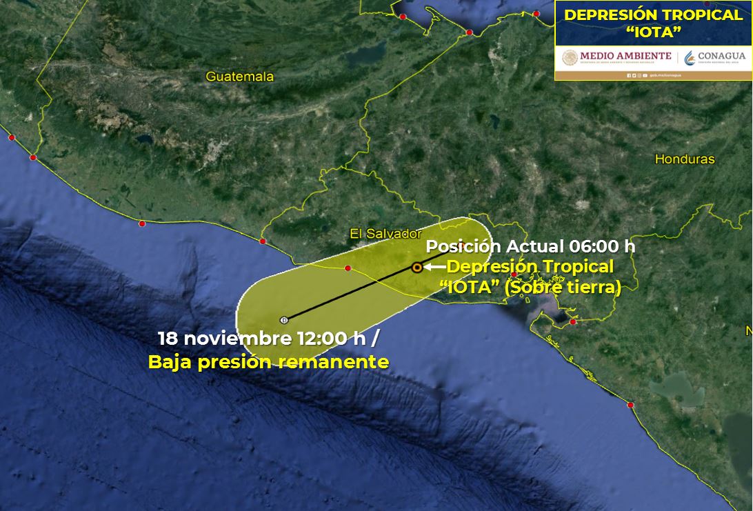 Depresión tropical Iota