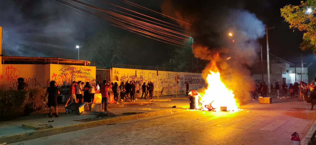 Vandalismo en Cancún