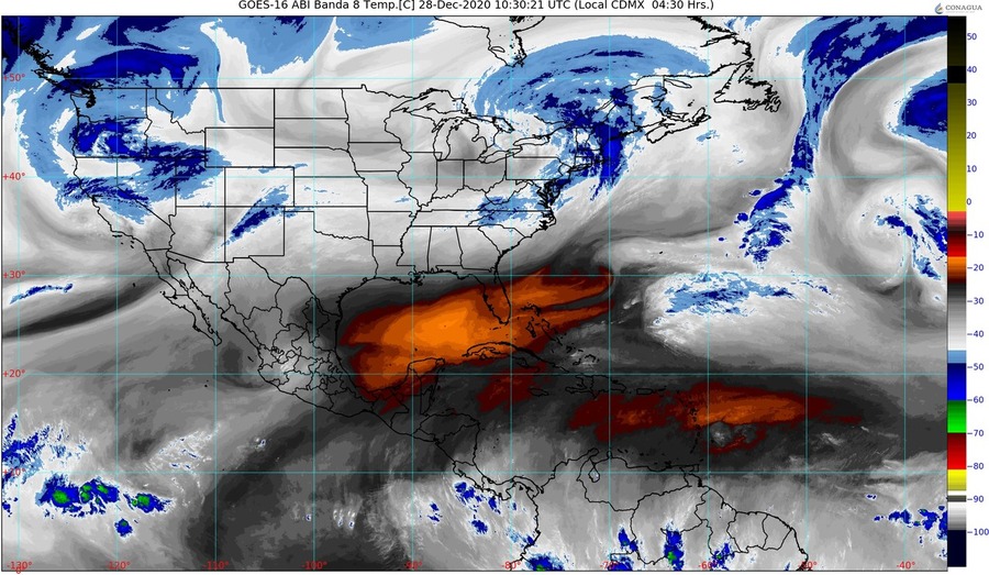 Imagen de satélite estado del tiempo