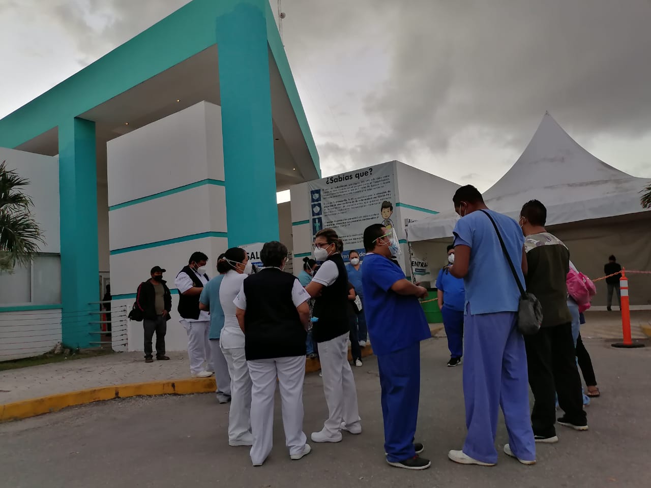 Protesta de personal sanitario