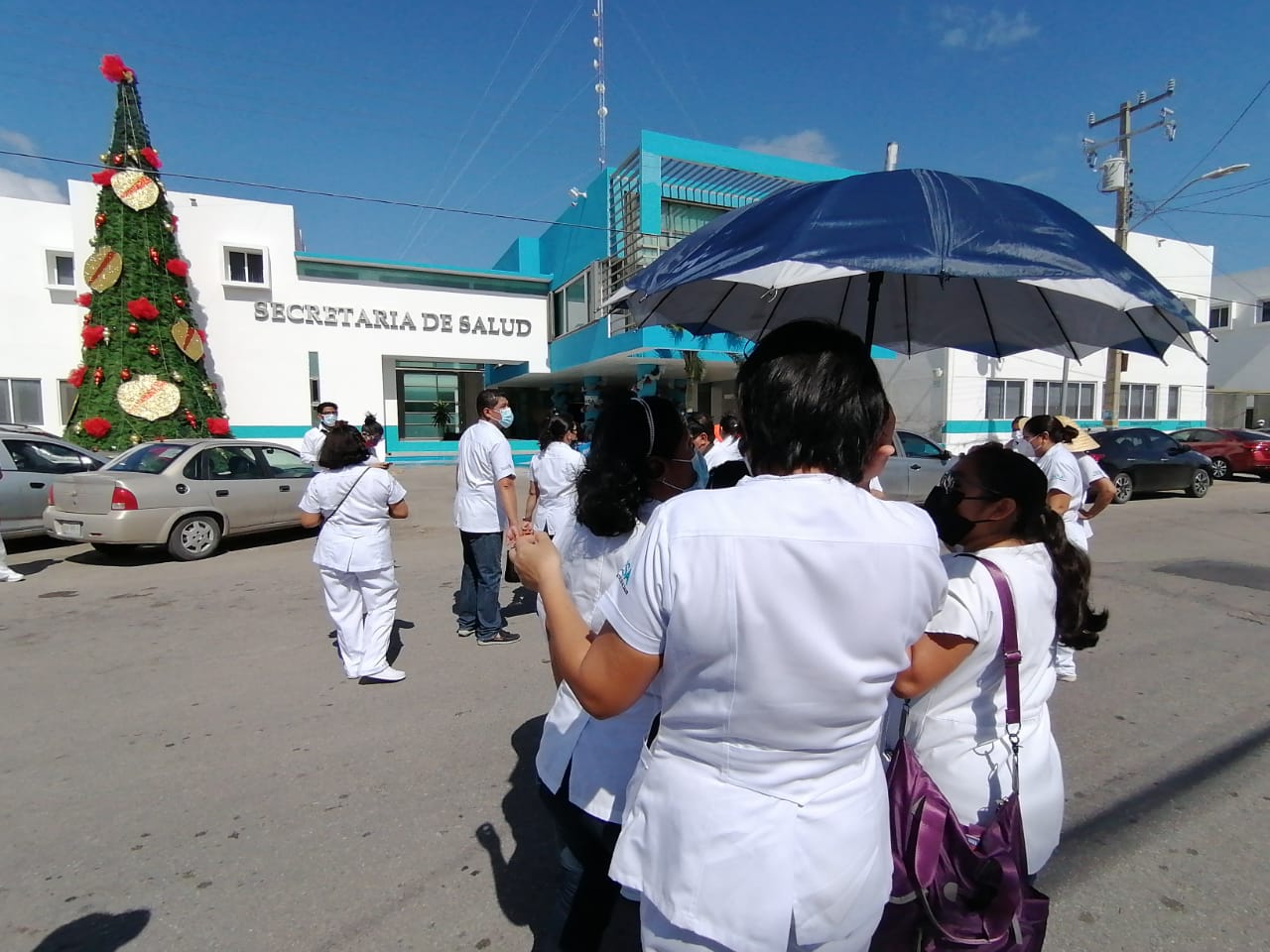 trabajadores sanitarios