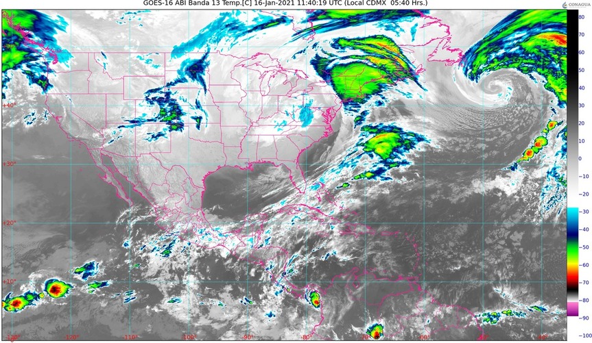 bajas probabilidades de lluvia