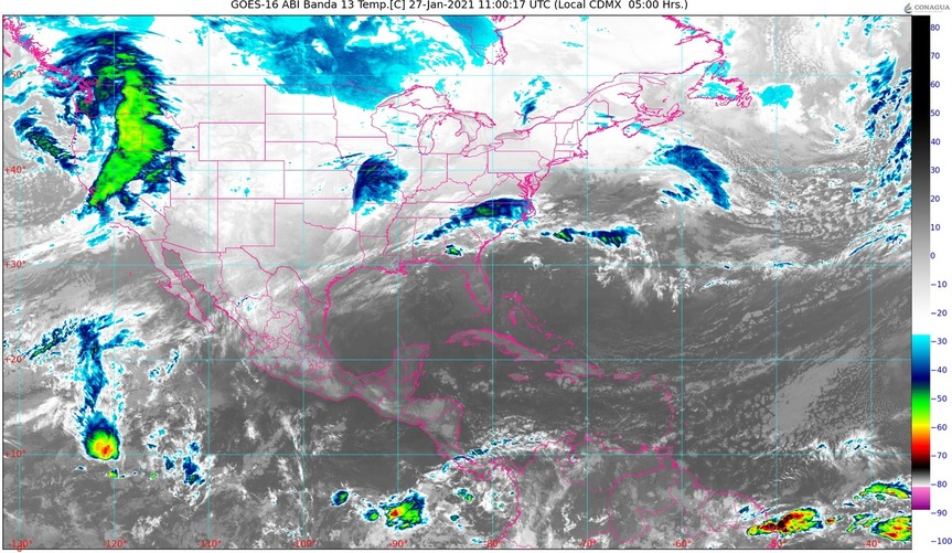 Cielo despejado en Quintana Roo