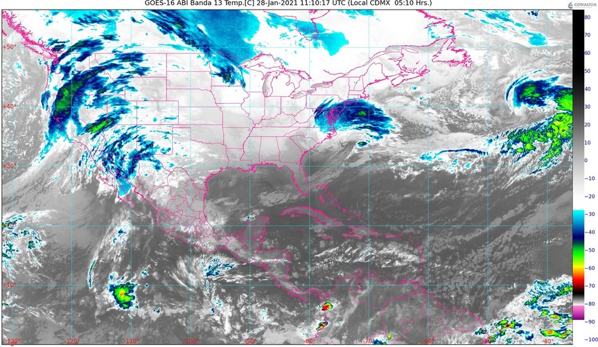 lluvias ocasionales en Q. Roo