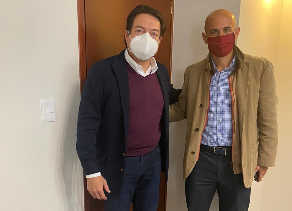 Mario Delgado y Hugo Alday