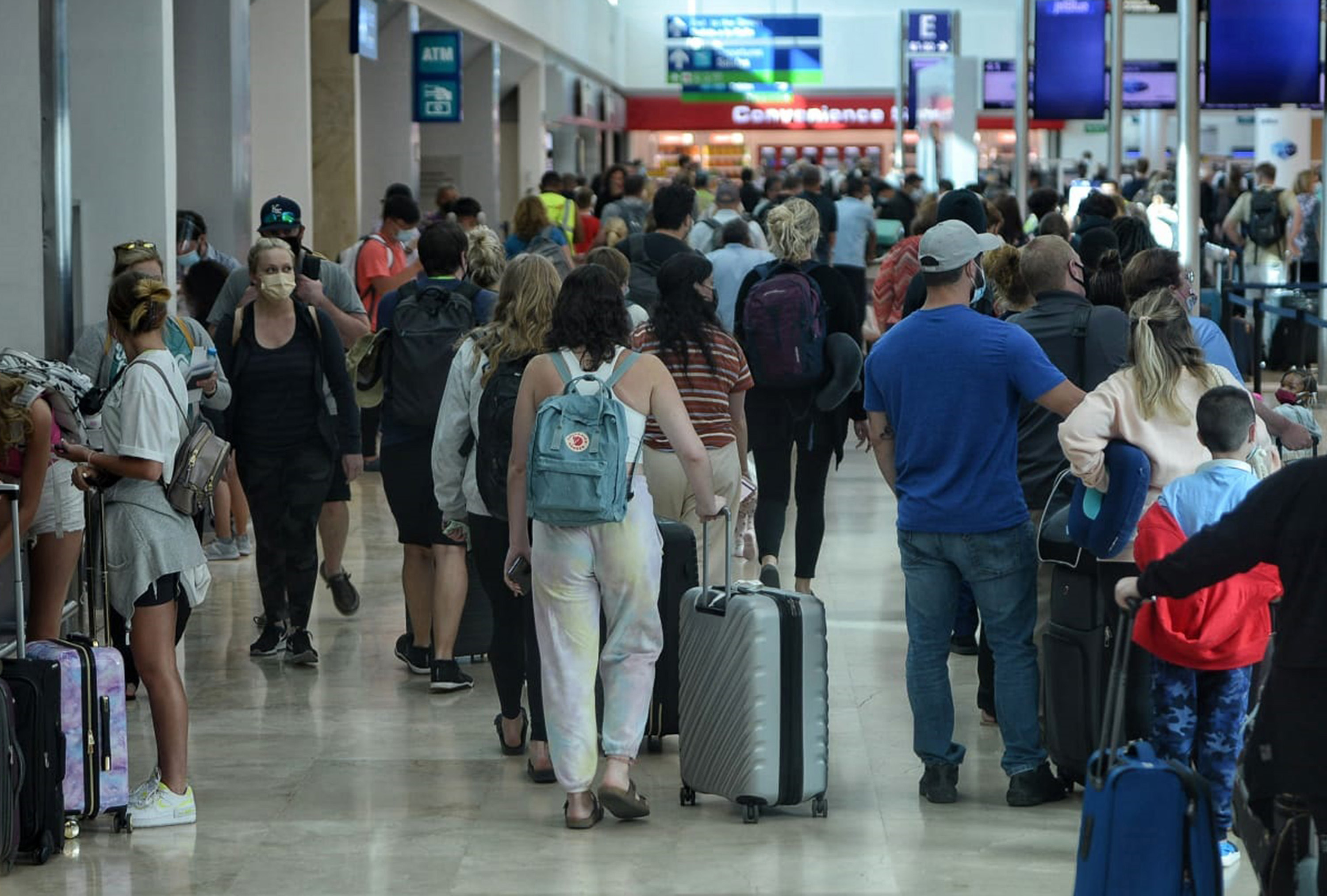 Turismo internacional en Cancún