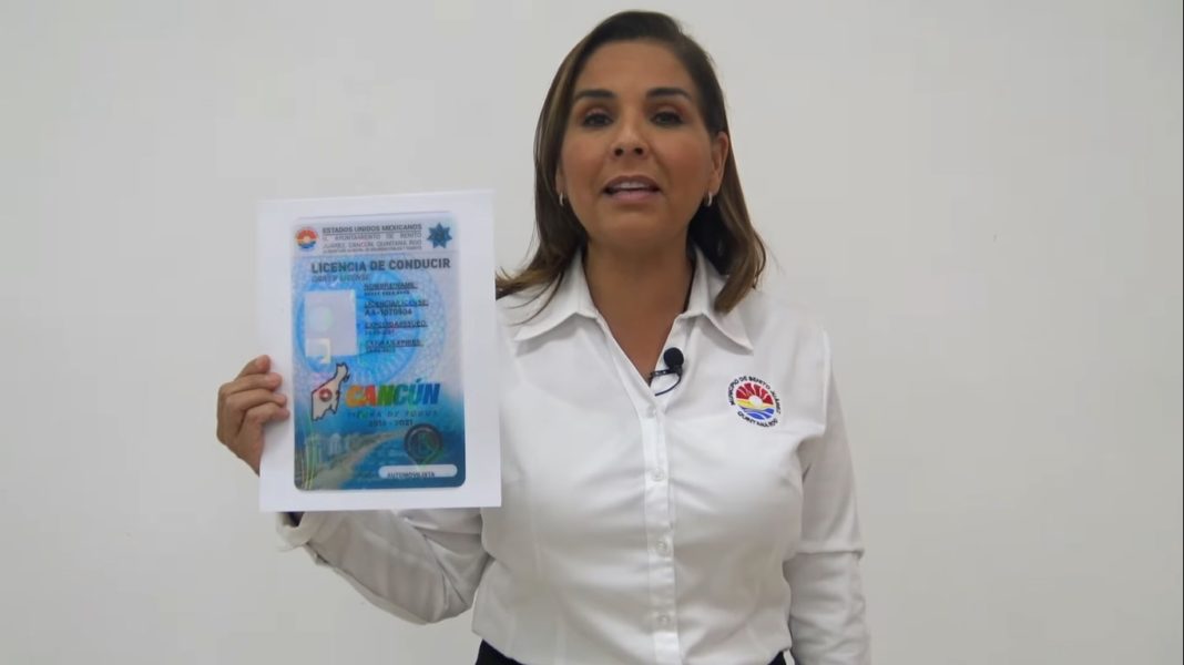Mara Lezama, licencias de conducir falsas