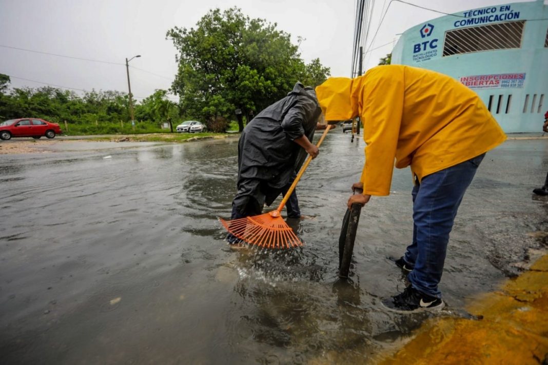 Lluvias en Quintana Roo