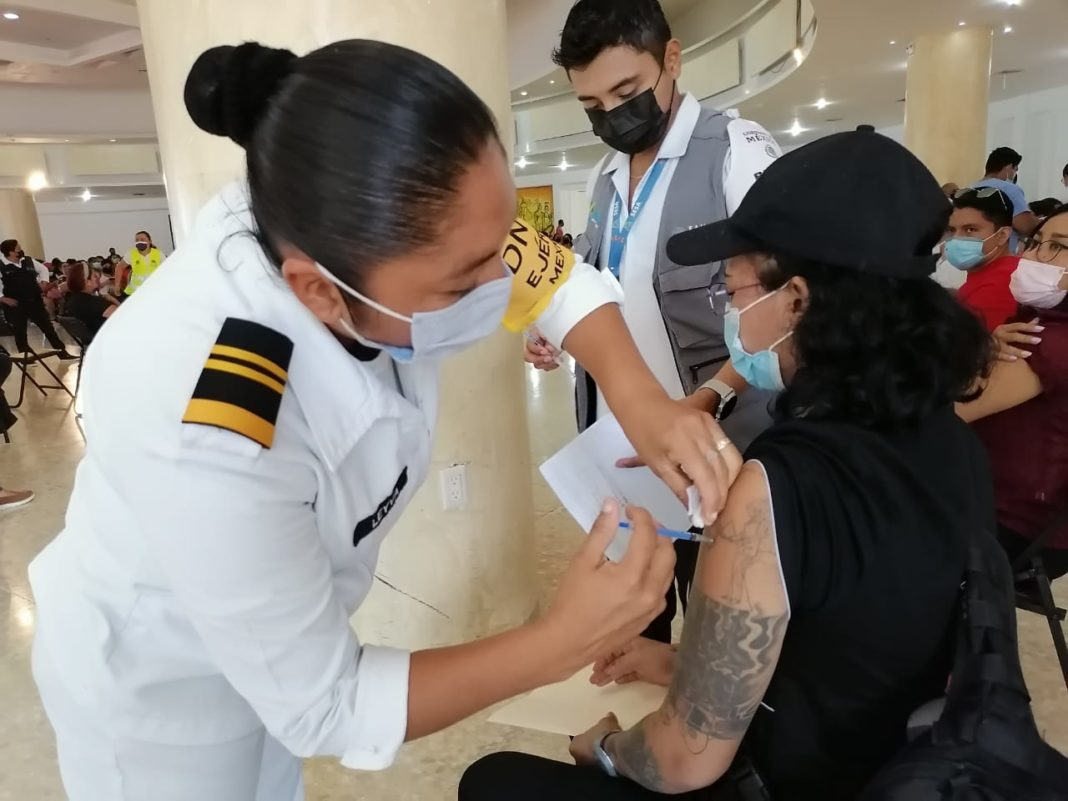 Vacunación en Chetumal