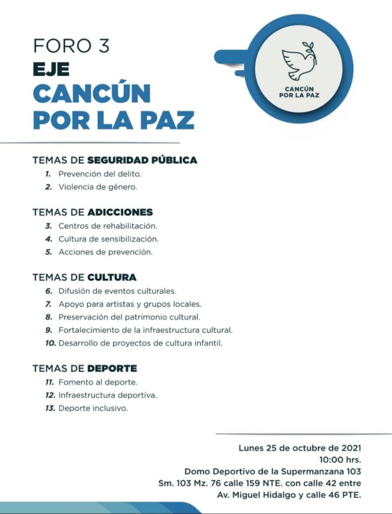 Programa Cancún por la Paz