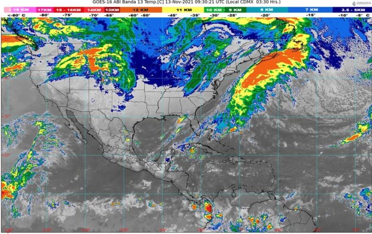 Lluvias fuertes y chubascos en Quintana Roo; se acerca frente frío