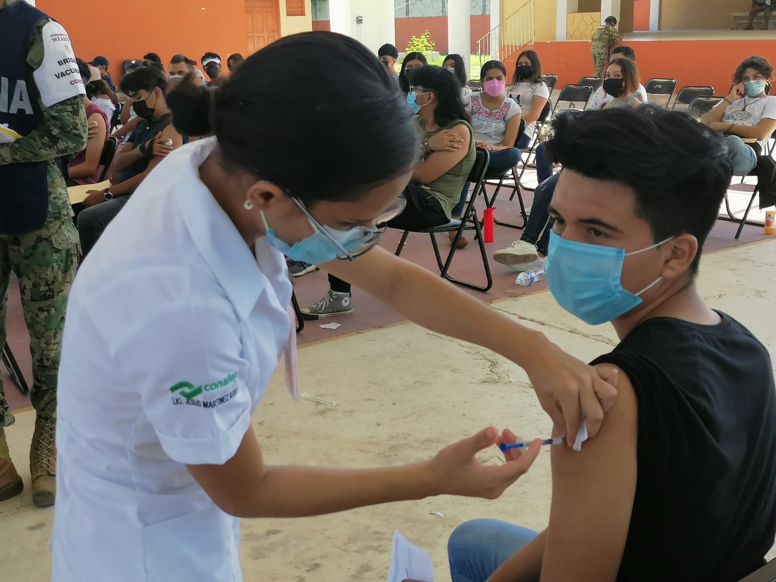 Vacunación en Chetumal