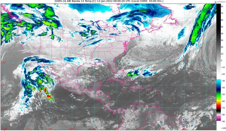Frente frío provoca bajas temperaturas y chubascos en la Península