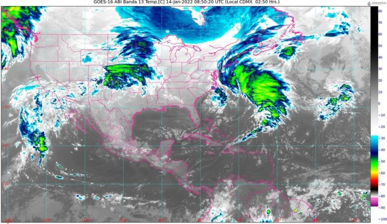 Pronóstico de lluvias aisladas y bajas temperaturas para Quintana Roo