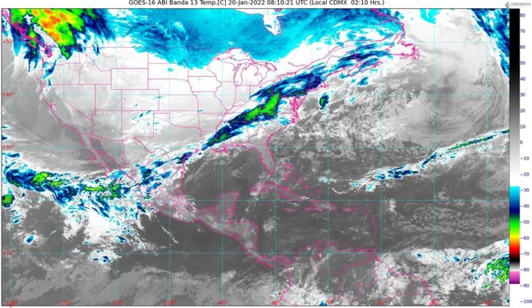 Zona norte, con 95% de probabilidad de lluvias; suben temperaturas