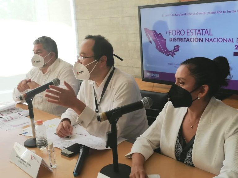 Reagrupa el INE los distritos electorales locales de Quintana Roo