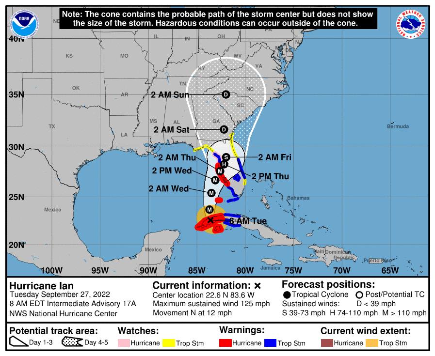 huracán Ian Florida