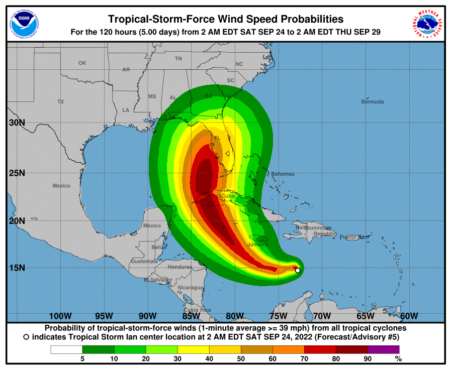tormenta tropical Ian