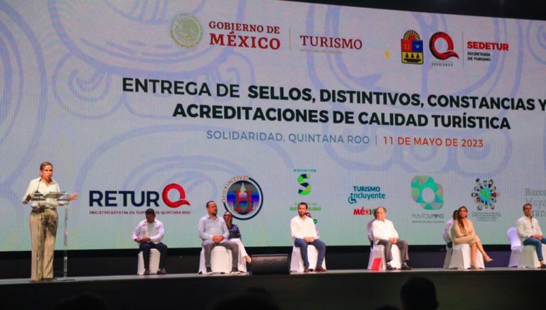 Reconocen a Solidaridad con distintivos de calidad turística