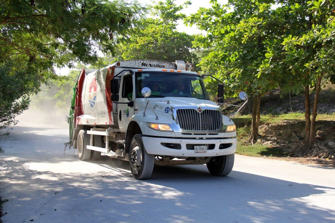 Recolección de basura en Cancún