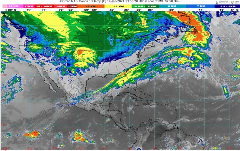 Prevén chubascos; Chetumal, la tercera ciudad más calurosa, en invierno