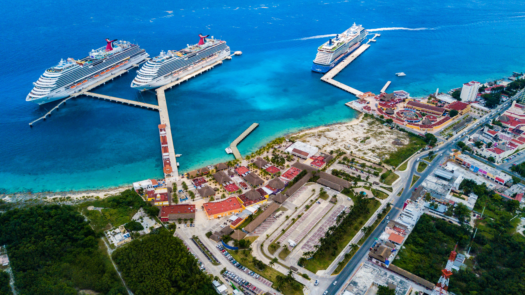 Arribo de cruceros en Cozumel