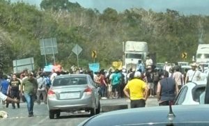 Bloqueo en el Tren Maya