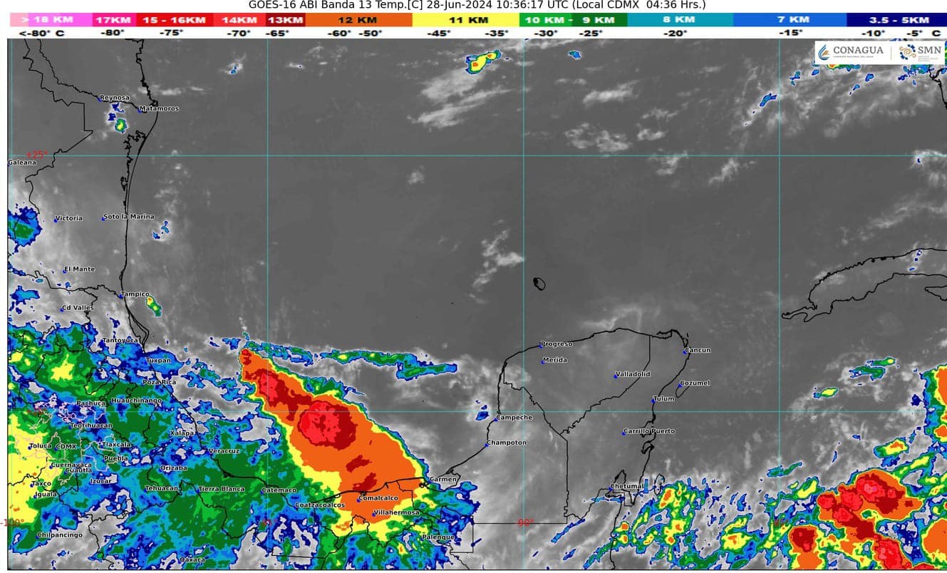 Clima para Quintana Roo - viernes 29 de junio de 2024