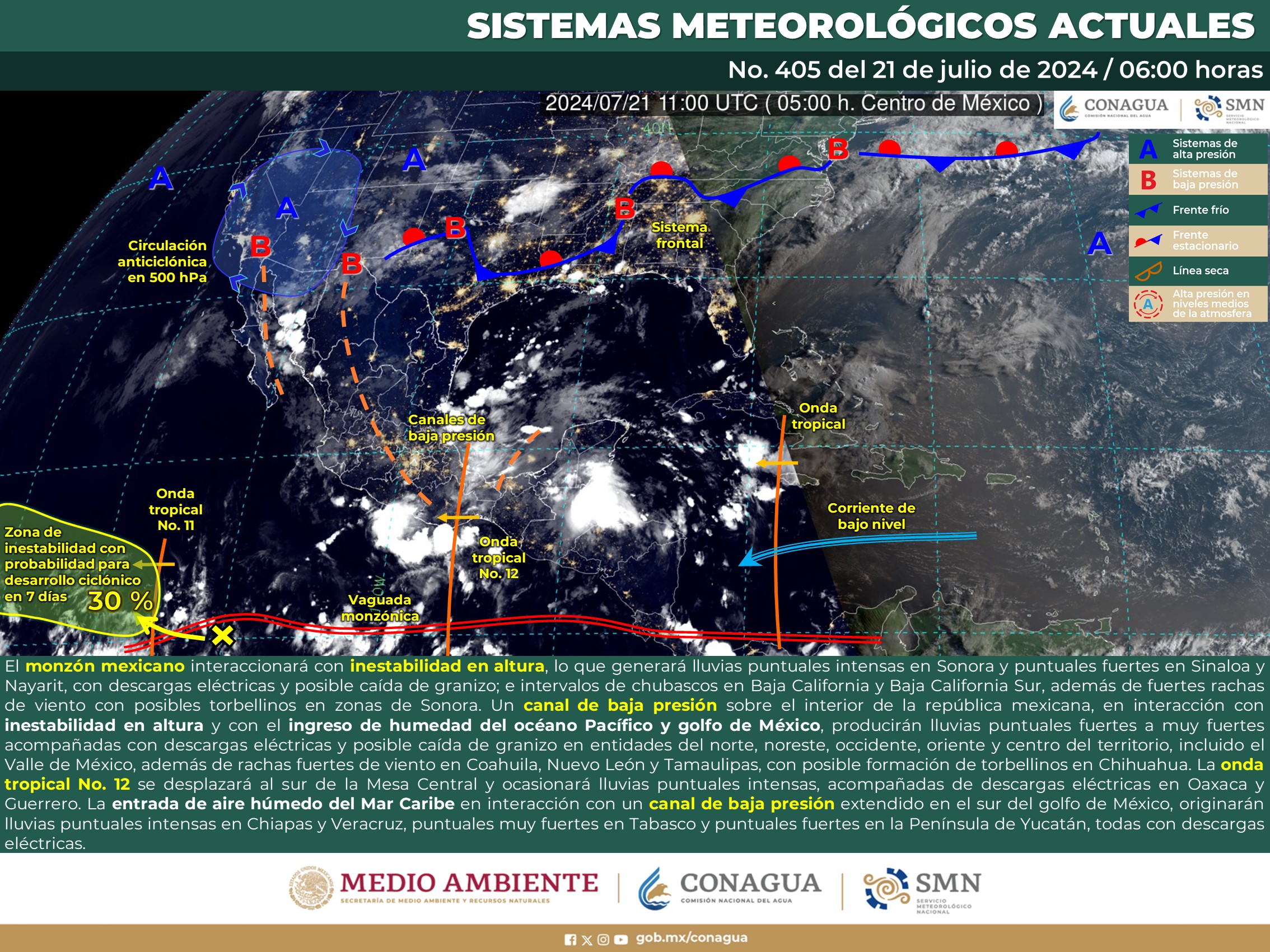 pronostico del clima para la peninsula de Yucatan 6